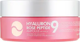 Гідрогелеві патчі з пептидами і болгарською трояндою 60 шт Medi Peel Hyaluron Rose Peptide 9 Ampoule Eye Patch
