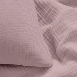 Комплект постільної білизни Cosas Camellia CS1 Підлітковий муслін бузок (Muslin_012Camellia_El90-012Camellia_155) - мініатюра 3