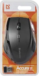 Мишка Defender Accura MM-365 Black (52365) - мініатюра 4