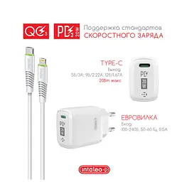 Зарядний пристрій Intaleo TCGQPD120L (1283126510007) - мініатюра 4