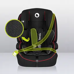 Автокрісло Lionelo Nico 9-36 кг Black Red - мініатюра 6