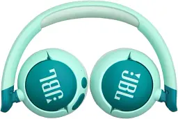 Навушники бездротові JBL JR 320BT, Green, Bluetooth, мікрофон, акумулятор 500 mAh, дитячі (JBLJR320BTGRN) - мініатюра 6