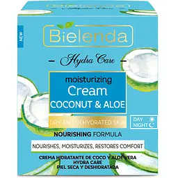 Крем для обличчя Bielenda Hydra Care кокос та алое зволожуючий 50 мл - мініатюра 5