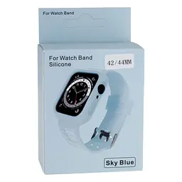Ремінець силіконовий футляр Anchor Watch Band Apple Watch 42-44 мм Sky Blue - мініатюра 2