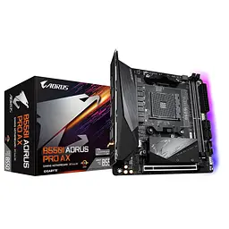 Материнська плата GIGABYTE B550I AORUS PRO AX - мініатюра 2
