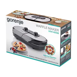 Вафельниця Gorenje WM 1400 SB (WM1400SB) - мініатюра 7