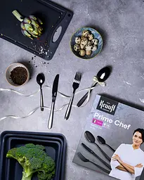Набір столових приборів Prime Chef 16 предметів + Подрібнювач овочів чопер Krauff 500 мл - мініатюра 2