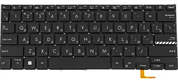 Клавіатура для ноутбука ASUS (X1402, X1403 series) rus, black, без фрейму, підсвічування клавіш