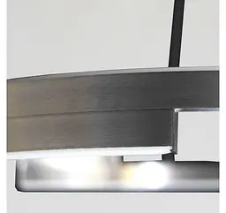 Сатинова срібляста LED люстра-кільце в стилі мінімалізм Artlight 3717/80SN - мініатюра 3