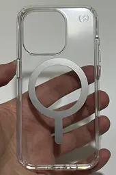 Оригінальний прозорий чохол для Iphone 15 Pro Speck Presidio Clear Case MagSafe протиударний 150559-3240 - мініатюра 5