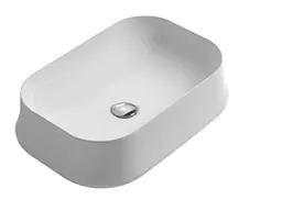 Умивальник Simas Sharp 60 см white matt Білий матовий SH08WM