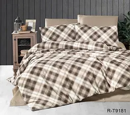 Комплект постільної білизни з компаньйоном (R-T9181) 1,5-спальний TAG tekstil pbe0036717 - мініатюра 1