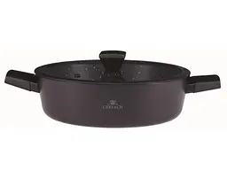 Каструля з кришкою Gerlach Granitex 28 см 4.4 л (5901035504714)