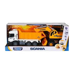 Ігровий набір серії "2 in 1 Truck" – САМОСКИД SCANIA І ЕКСКАВАТОР (світло, звук) TechnoDrive 8001KS - мініатюра 6