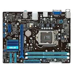 Материнська плата Asus P8H61-M LX3 Plus R2.0 LGA 1155 (P8H61-M LX3 PLUS R2.0) Б/В - мініатюра 2