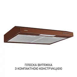 Витяжка плоска Minola HPL 612 BR - мініатюра 2