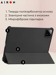 Чехол AIRON Premium для Xiaomi 7/7 Pro с защитной пленкой и салфеткой black - мініатюра 11