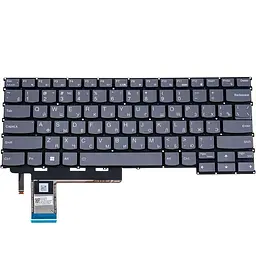 Клавіатура для ноутбука LENOVO (Slim 5 14APH8) rus чорний без кадру підсвічування клавіш