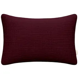 Наволочка Cosas Ruby муслінова 40х60 см бордова (57Muslin_ Bordo_40x60)