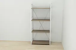 Етажерка 4/60 Ferrum-decor Серії Коннект 120x60x28 білий ДСП Дуб Сонома Трюфель 16мм (FRD-104246) - мініатюра 4
