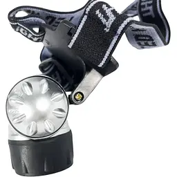Ліхтар налобний світлодіодний Good Bike 7 LED на батарейках водозахисний (92303-IS) - мініатюра 4