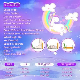 Роликові ковзани Nattork Cheery — Teal Purple - мініатюра 4