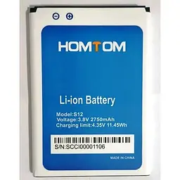 Акумулятор Homtom S12 Class HC - мініатюра 2