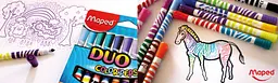 Фломастери двосторонні Maped Color Peps Duo, 20 кольорів, 10 шт. (MP.847010) - мініатюра 3