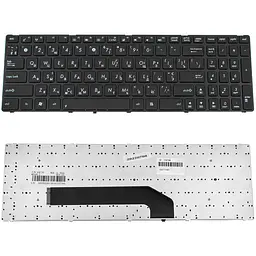 Клавіатура для ноутбука ASUS (K50 K51 K60 K61 K70 F52 P50 X5) ukr чорний