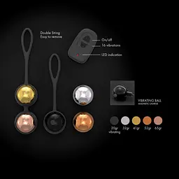 Вагінальні кульки Dorcel Training Balls, 5 шт., різнобарвний - мініатюра 6