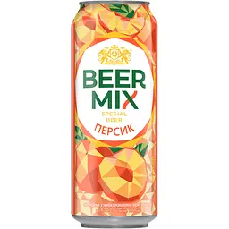 Уцінка. Пиво Оболонь Beermix Персик 2.5% 0.5 л з/б