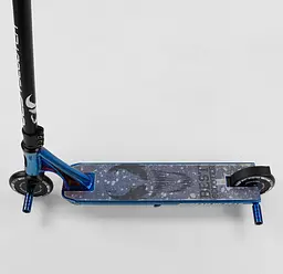 Самокат трюковий 44374 Best Scooter HIC-система, ПЕГІ, алюмінієвий диск та дека, колеса 120мм PU, ширина керма - 57 см, в коробці (6900083003797) - мініатюра 3