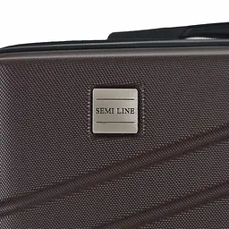 Валіза середня Semi Line 24 дюйми (M) дюйми (M) ABS-Plastic Brown (T5788-2) - мініатюра 9
