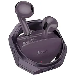 Бездротові навушники Hoco EW70 Glory true wireless BT headset, BT5.5, 35mAh, 300mAh, 6h, black-purple