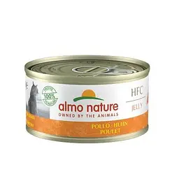 Консервований корм Almo Nature з куркою для дорослих кішок (шматочки в желе) (70 гр.)