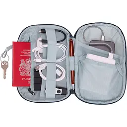 Комплект: Рюкзак Thule Subterra 2 Backpack 21L Dark Slate (TH 3205025) + Органайзер Thule Subterra 2 PowerShuttle Medium Dark Slate (TH 3205041) - мініатюра 10