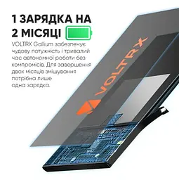 Шейкер спортивний електричний VOLTRX Gallium 600 мл Tritan Orange (Gallium_Orange) - мініатюра 10