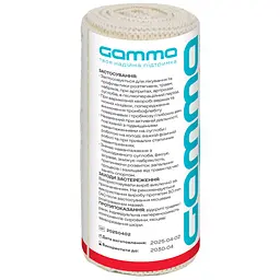 Бинт еластичний Gamma R032-80 середньої розтяжності 8 см х 1 м - мініатюра 2