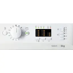 Indesit Пральна машина Indesit фронтальна, 5кг, 1000, A++, 43см, білий - мініатюра 5