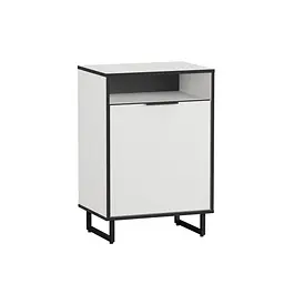 Тумба Moreli Forte F-0003 в стилі Loft 550х814х400 мм Білий