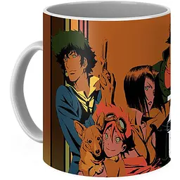 Кухоль GeekLand Ковбой Бібоп Cowboy Bebop персонажі СВ 02.08 330 мл білий - мініатюра 3