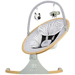 Заколисуючий центр Kinderkraft LUMI Wooden Grey - мініатюра 12