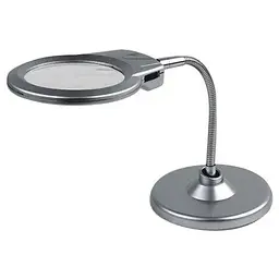 Настільна лупа з Led-підсвіткою 2.5-5X збільшення 90 мм діаметр Magnifier 4B-5