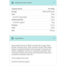 Кульки Bett'r фруктові зі смаком кокоса та полуниці 45 г (984740) - мініатюра 3