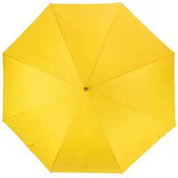 Жіноча парасолька-палиця напівавтомат Happy Rain 105 см жовта - мініатюра 2