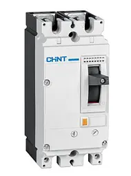 Двополюсний автомат постійного струму CHINT NM8NDC-125B-DC500V, 125A, 25kA, DC500V, 2P, 62x140x78,5mm