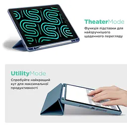 Чохол-книжка ArmorStandart Smart Fold Pen для Samsung Galaxy Tab S11 Lavender Grey (ARM88426) [157342] - мініатюра 5