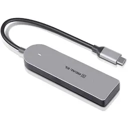 Хаб REAL-EL CQ-415 Space Grey - мініатюра 8