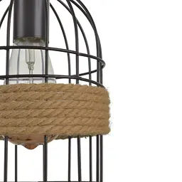 Люстра підвісна Brille E27 60W BK (BL-980S/1) - мініатюра 6