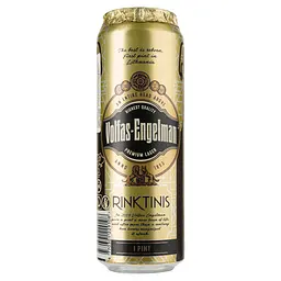 Уцінка. Пиво Volfas Engelman Rinktinis Premium Lager, світле, 5,2%, з/б, 0,568 л 